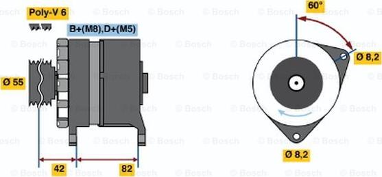 BOSCH 0 120 469 017 - Alternateur cwaw.fr