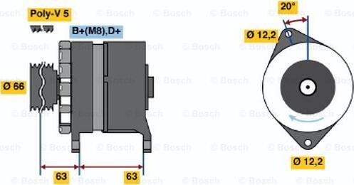 BOSCH 0 120 469 034 - Alternateur cwaw.fr