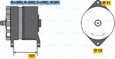 BOSCH 0 120 469 033 - Alternateur cwaw.fr