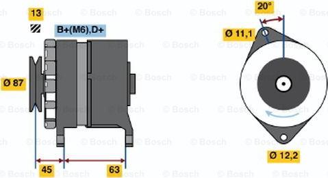 BOSCH 0 120 469 849 - Alternateur cwaw.fr