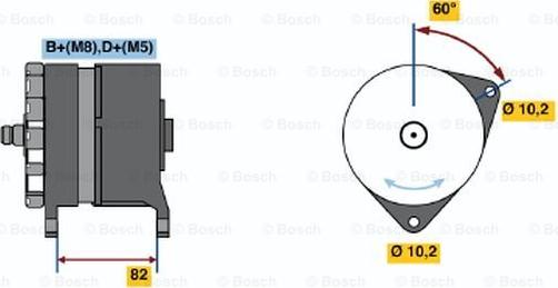 BOSCH 0 120 469 845 - Alternateur cwaw.fr