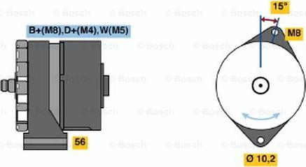 BOSCH 0 120 469 850 - Alternateur cwaw.fr