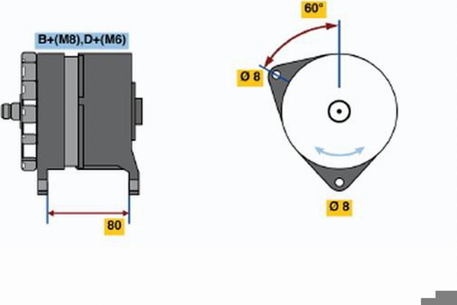 BOSCH 0120469829 - Alternateur cwaw.fr