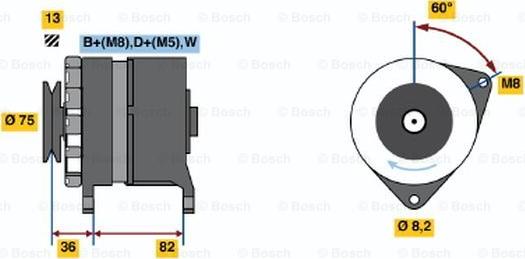 BOSCH 0 120 469 781 - Alternateur cwaw.fr