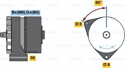 BOSCH 0 120 469 782 - Alternateur cwaw.fr