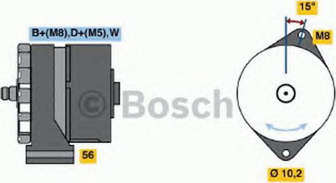 BOSCH 0 120 469 722 - Alternateur cwaw.fr