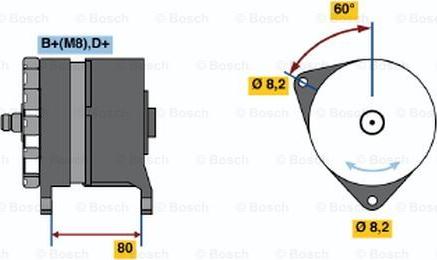 BOSCH 0 120 468 042 - Alternateur cwaw.fr