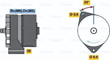 BOSCH 0 120 468 030 - Alternateur cwaw.fr