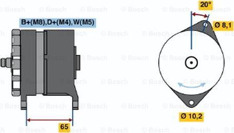 BOSCH 0 120 468 154 - Alternateur cwaw.fr