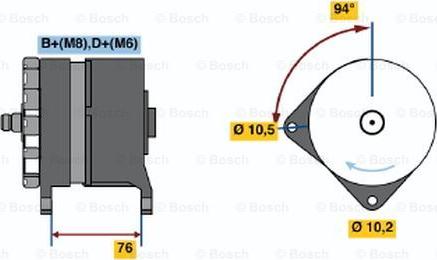 BOSCH 0 120 468 102 - Alternateur cwaw.fr