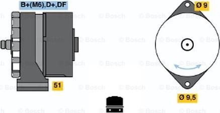 BOSCH 0 120 400 706 - Alternateur cwaw.fr