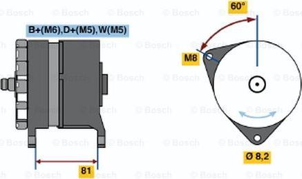 BOSCH 0 120 489 460 - Alternateur cwaw.fr