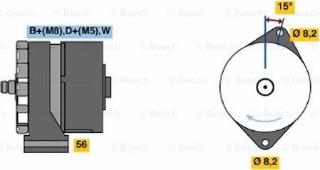 BOSCH 0 120 489 434 - Alternateur cwaw.fr