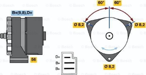 BOSCH 0 120 489 506 - Alternateur cwaw.fr