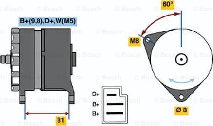 BOSCH 0 120 489 090 - Alternateur cwaw.fr