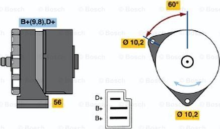 BOSCH 0 120 489 025 - Alternateur cwaw.fr