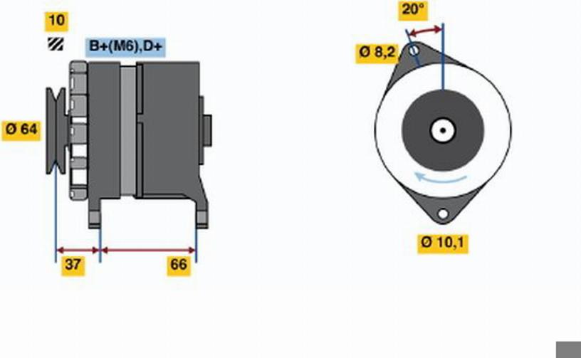 BOSCH 0 120 489 190 - Alternateur cwaw.fr