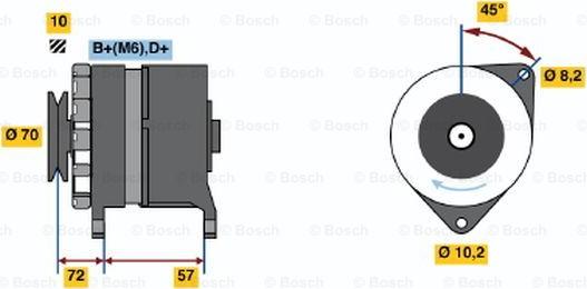 BOSCH 0 120 489 394 - Alternateur cwaw.fr