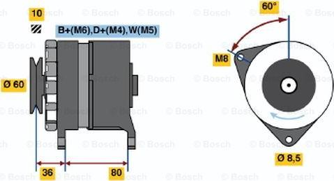 BOSCH 0 120 489 347 - Alternateur cwaw.fr