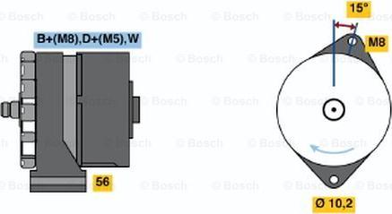 BOSCH 0 120 489 376 - Alternateur cwaw.fr