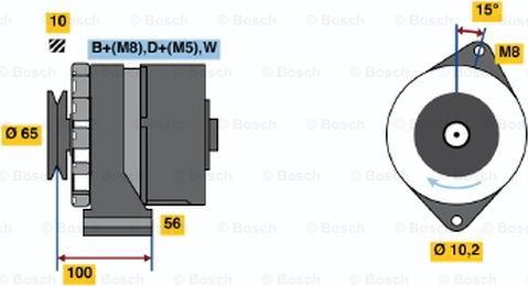 BOSCH 0 120 489 377 - Alternateur cwaw.fr