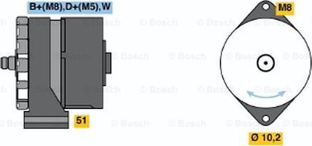 BOSCH 0 120 484 018 - Alternateur cwaw.fr