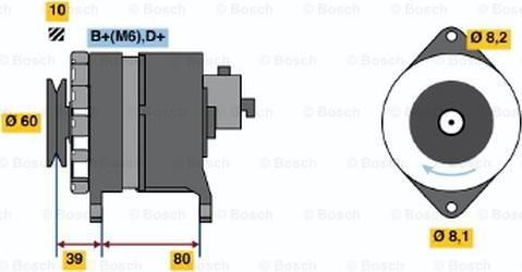 BOSCH 0 120 488 012 - Alternateur cwaw.fr