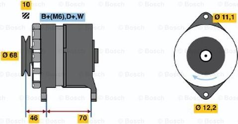 BOSCH 0 120 488 195 - Alternateur cwaw.fr