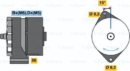 BOSCH 0 120 488 192 - Alternateur cwaw.fr