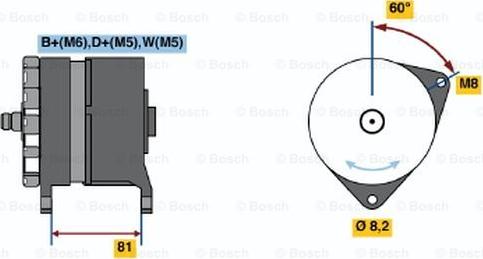 BOSCH 0 120 488 149 - Alternateur cwaw.fr