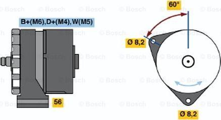 BOSCH 0 986 031 320 - Alternateur cwaw.fr