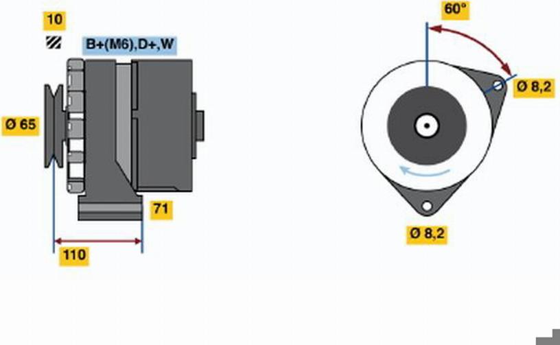 BOSCH 0120488131 - Régulateur d'alternateur cwaw.fr