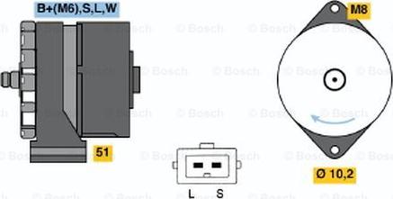 BOSCH 0 120 488 297 - Alternateur cwaw.fr