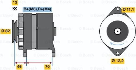 BOSCH 0 120 488 252 - Alternateur cwaw.fr