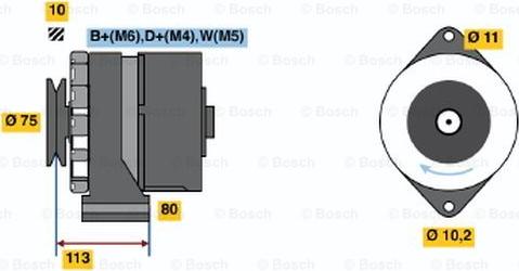 BOSCH 0 120 488 268 - Alternateur cwaw.fr