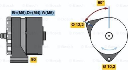 BOSCH 0 986 031 450 - Alternateur cwaw.fr