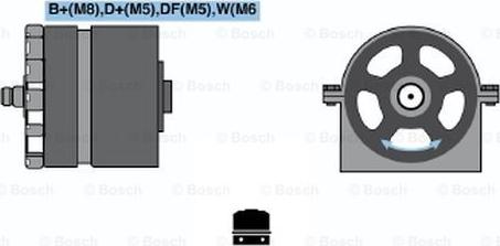 BOSCH 0 120 600 582 - Alternateur cwaw.fr