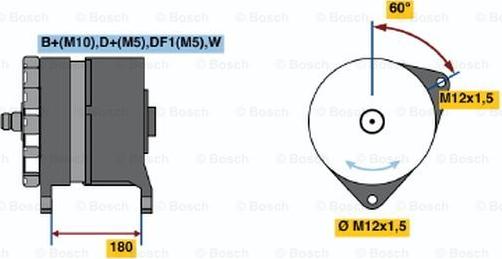 BOSCH 0 120 689 544 - Alternateur cwaw.fr