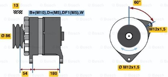 BOSCH 0 120 689 554 - Alternateur cwaw.fr