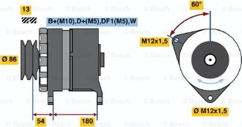 BOSCH 0 120 689 556 - Alternateur cwaw.fr