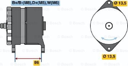 BOSCH 0 120 689 516 - Alternateur cwaw.fr