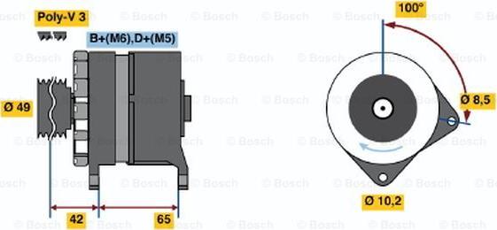 BOSCH 0 120 339 547 - Alternateur cwaw.fr