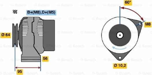 BOSCH 0 120 335 007 - Alternateur cwaw.fr