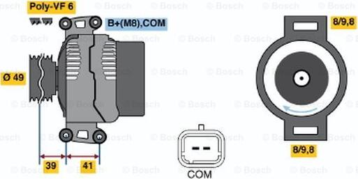 BOSCH 0 121 615 010 - Alternateur cwaw.fr