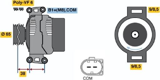 BOSCH 0 121 715 022 - Alternateur cwaw.fr