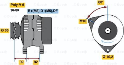 BOSCH 0 123 515 012 - Alternateur cwaw.fr