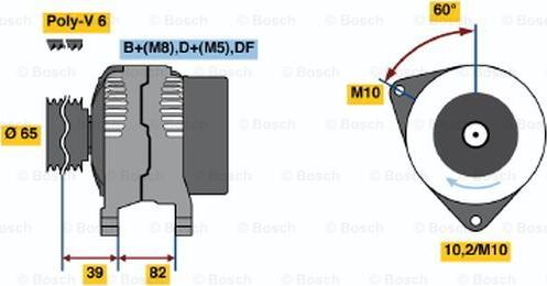 BOSCH 0 123 515 024 - Alternateur cwaw.fr