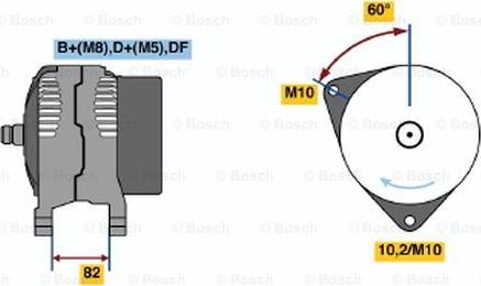 BOSCH 0 123 520 026 - Alternateur cwaw.fr