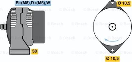 BOSCH 0 123 315 506 - Alternateur cwaw.fr