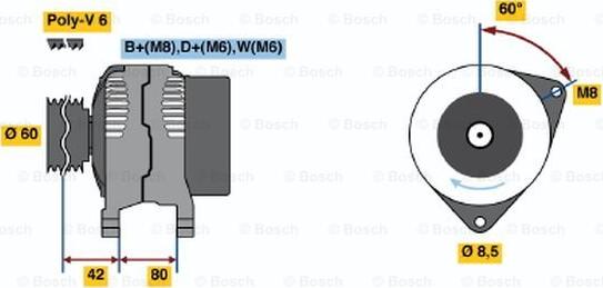 BOSCH 0 123 310 014 - Alternateur cwaw.fr